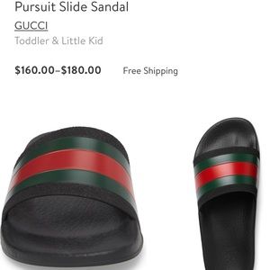 gucci slides for toddlers